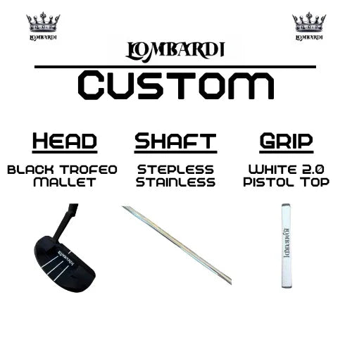 Lombardi Golf Custom Black Trofeo Mallet Golf Putter - GOLF LEAGUE