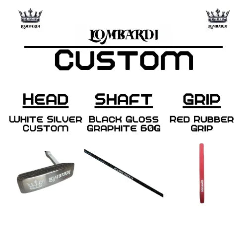 Lombardi Golf Custom Silver DC Blade Golf Putter - GOLF LEAGUE