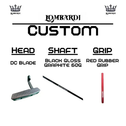 Lombardi Golf Custom Silver DC Blade Golf Putter - GOLF LEAGUE