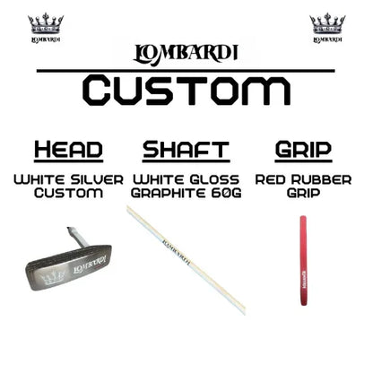 Lombardi Golf Custom Silver DC Blade Golf Putter - GOLF LEAGUE