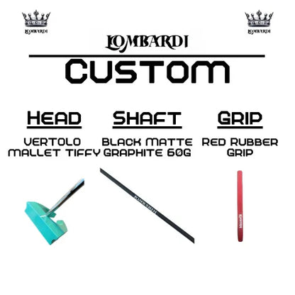 Lombardi Golf Custom Tiffy Vertolo Mallet Golf Putter - GOLF LEAGUE