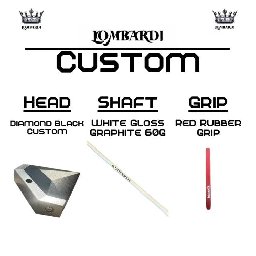 Lombardi Golf Custom Black Diamond Mallet Golf Putter - GOLF LEAGUE