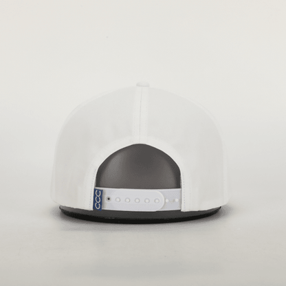 Cursive Roped Hat White