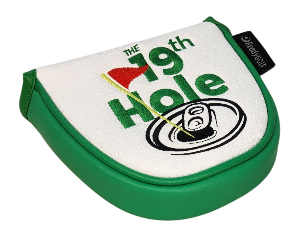 The 19th Hole Embroidered Putter Cover by ReadyGOLF  -  Mallet