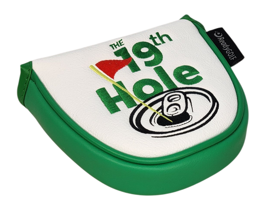 The 19th Hole Embroidered Putter Cover by ReadyGOLF  -  Mallet