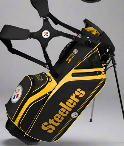WinCraft - Pittsburgh Steelers Caddie Golf Bag - Limited Supply