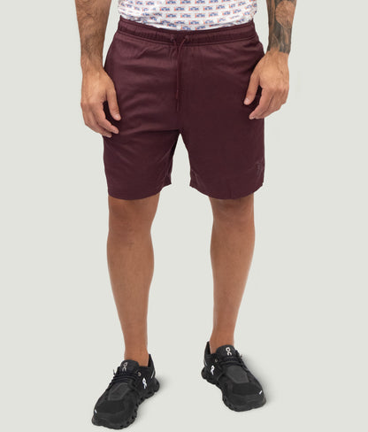 Slice & Chill Casual Sports Shorts Wine