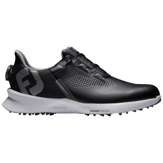 FootJoy Fuel BOA Golf Shoes - Black/Black/Blue 55449
