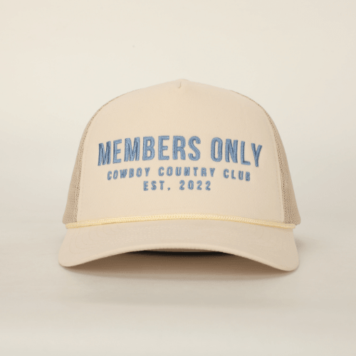 Cowgirl Trucker Hat Cream