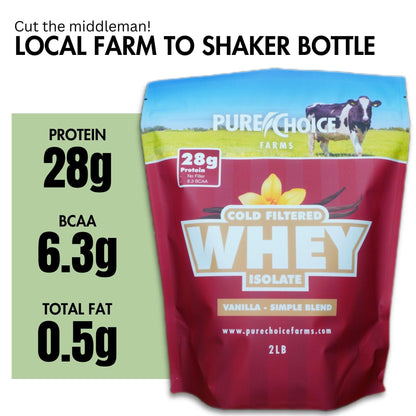 Whey Protein Isolate with Organic Vanilla