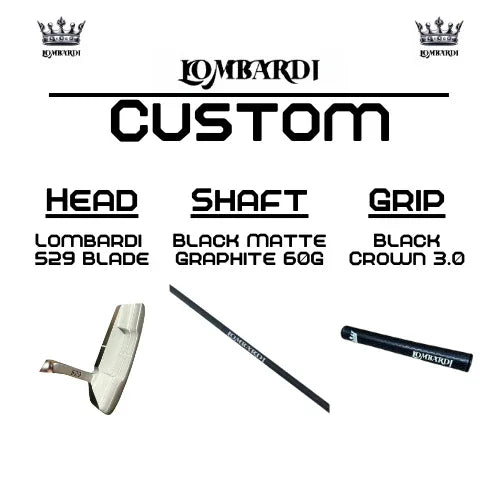 Lombardi Golf Custom 529 Blade Golf Putter - GOLF LEAGUE