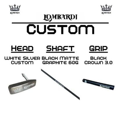 Lombardi Golf Custom Silver DC Blade Golf Putter - GOLF LEAGUE