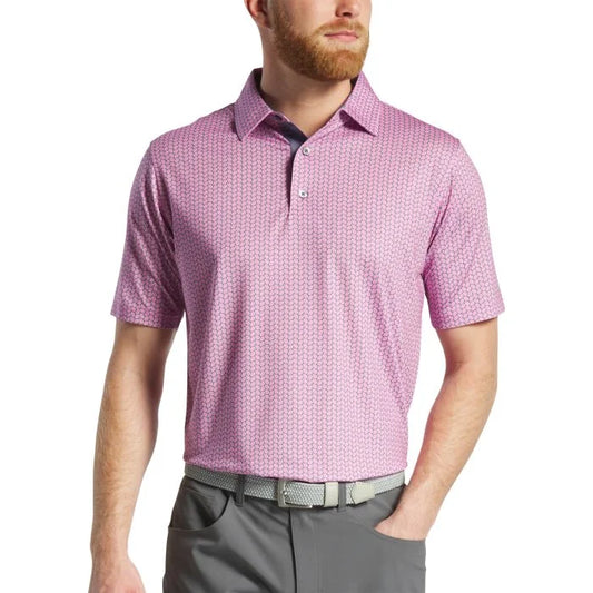FootJoy Leaf Print Lisle Golf Polo