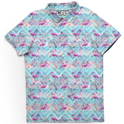 Florida Man | Floral/Flamingo Golf Polo for Men