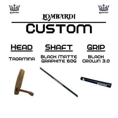 Lombardi Golf Custom Rose Gold Taormina Blade Golf Putter - GOLF LEAGUE