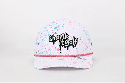 Drippy White Paint Hat - GOLF LEAGUE