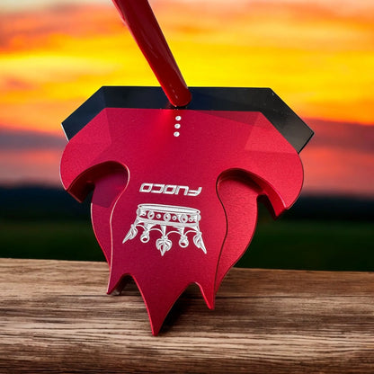 Lombardi Golf Custom Red Fuoco Mallet Golf Putter - GOLF LEAGUE