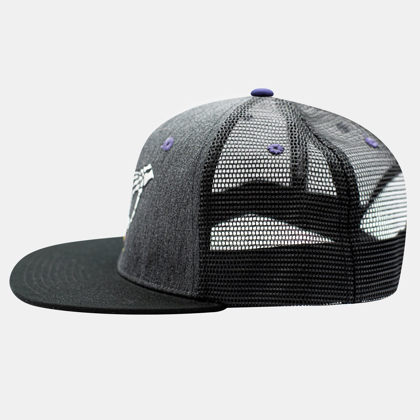 Golf 'Til Death Unisex Trucker Hat Heather Charcoal O/S - Final Sale