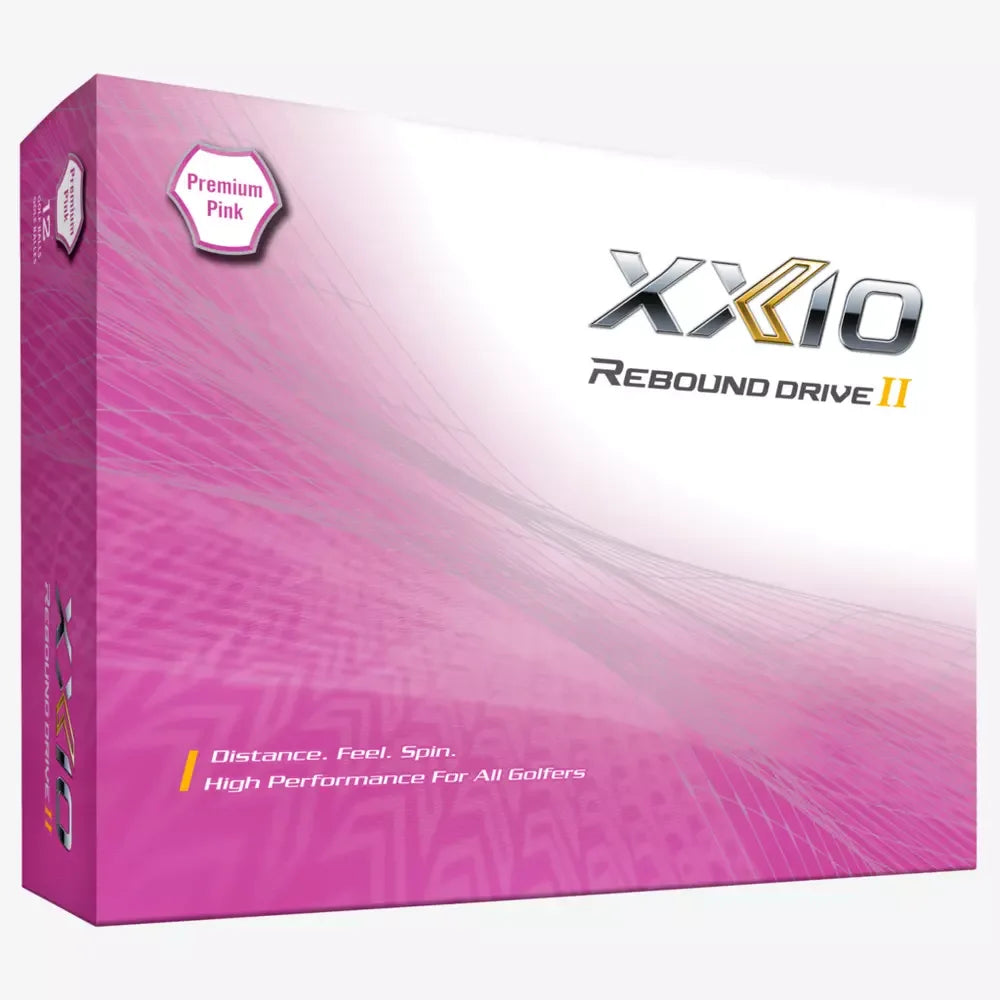 XXIO Rebound Drive 2 Pink 2024 Dozen Golf Balls - GOLF LEAGUE