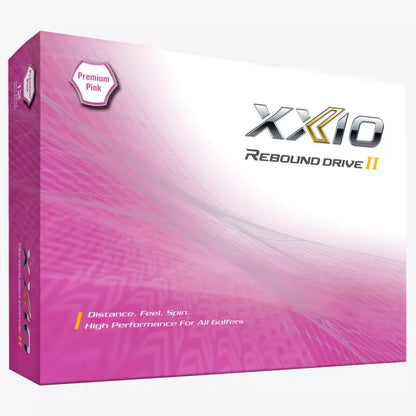 XXIO Rebound Drive 2 Pink 2024 Dozen Golf Balls - GOLF LEAGUE