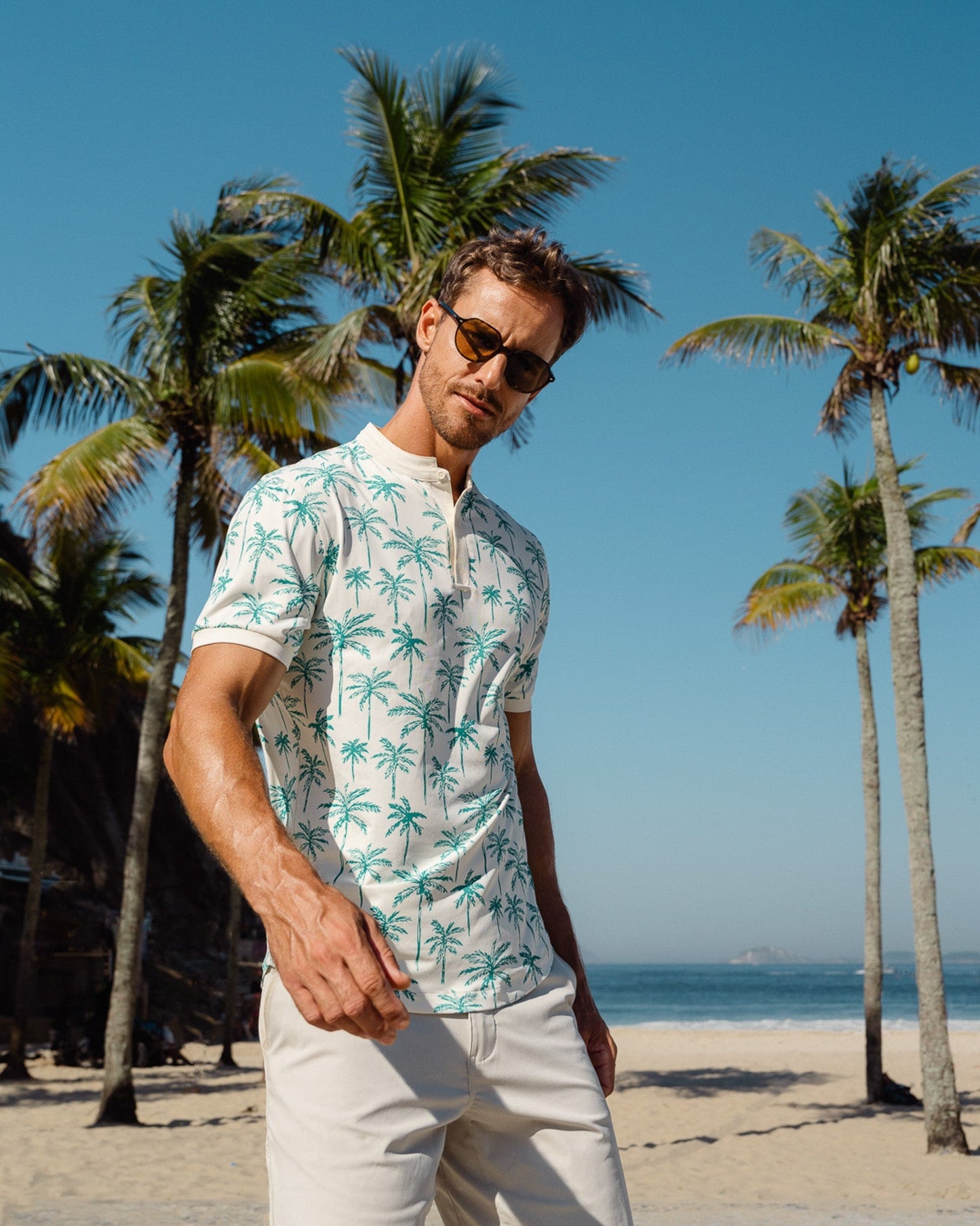 Catalyst Polo | Mantra Collar | Palm Forest
