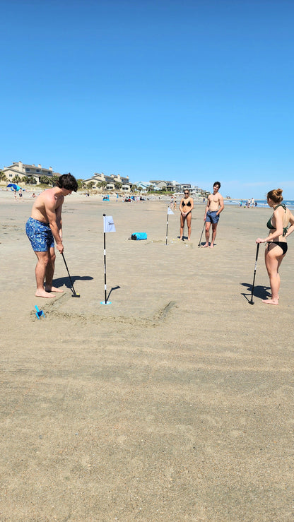 Beach Putt - Beach Golf Game - with (2) Adjustable Beach Putt Putters - ON SALE