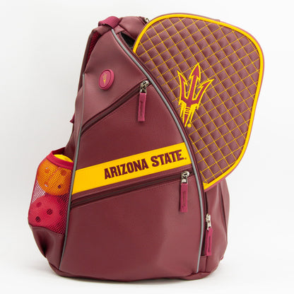 Arizona State Sun Devils PU Leather Backpack