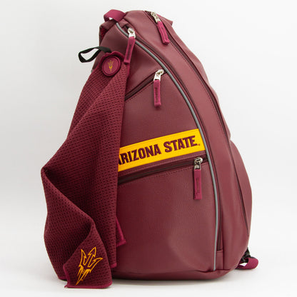 Arizona State Sun Devils PU Leather Backpack