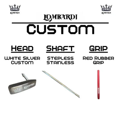 Lombardi Golf Custom Silver DC Blade Golf Putter - GOLF LEAGUE