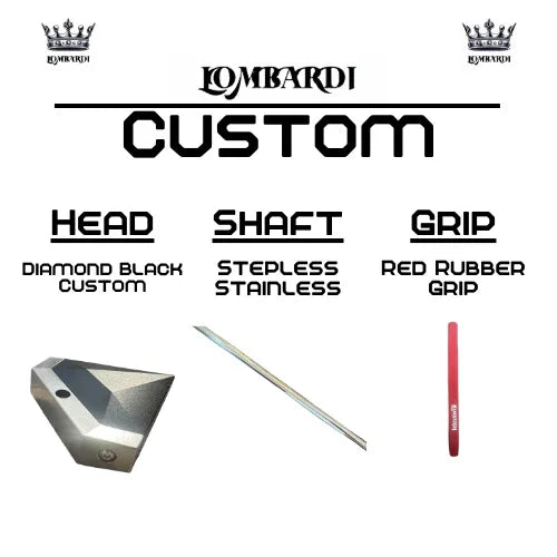 Lombardi Golf Custom Black Diamond Mallet Golf Putter - GOLF LEAGUE