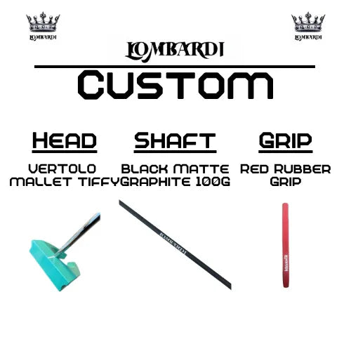 Lombardi Golf Custom Tiffy Vertolo Mallet Golf Putter - GOLF LEAGUE