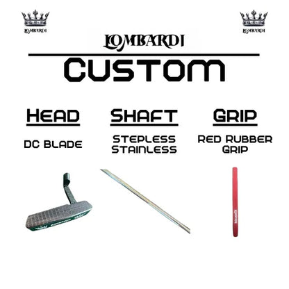 Lombardi Golf Custom Silver DC Blade Golf Putter - GOLF LEAGUE