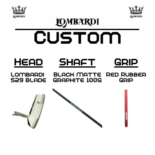 Lombardi Golf Custom 529 Blade Golf Putter - GOLF LEAGUE