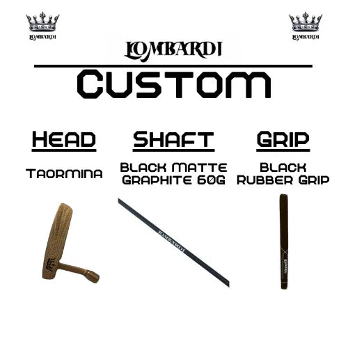 Lombardi Golf Custom Rose Gold Taormina Blade Golf Putter - GOLF LEAGUE