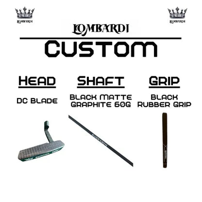 Lombardi Golf Custom Silver DC Blade Golf Putter - GOLF LEAGUE