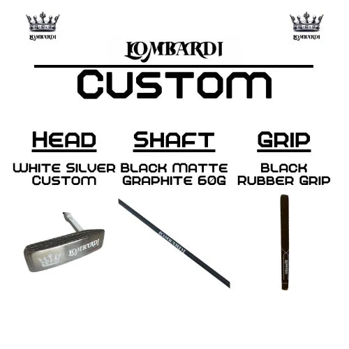 Lombardi Golf Custom Silver DC Blade Golf Putter - GOLF LEAGUE