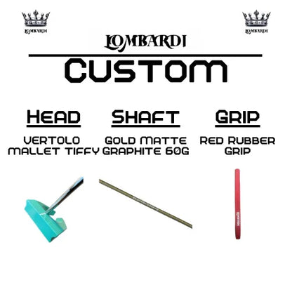 Lombardi Golf Custom Tiffy Vertolo Mallet Golf Putter - GOLF LEAGUE