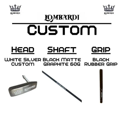 Lombardi Golf Custom Black Matte Mallet Golf Putter - GOLF LEAGUE