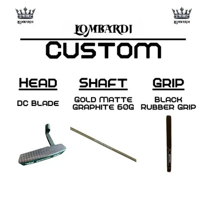 Lombardi Golf Custom Silver DC Blade Golf Putter - GOLF LEAGUE
