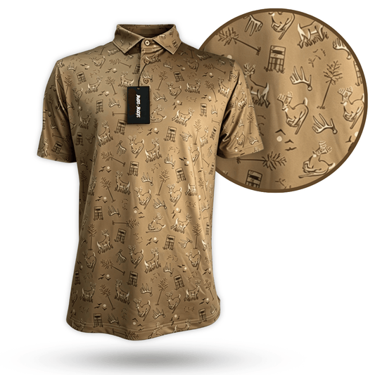 "Antler Club" Golf Polo