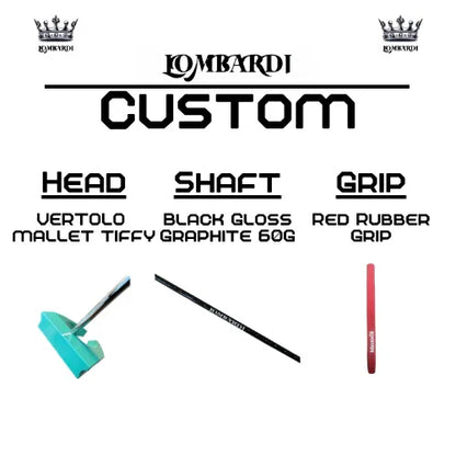 Lombardi Golf Custom Tiffy Vertolo Mallet Golf Putter - GOLF LEAGUE