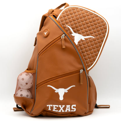 Texas Longhorns PU Leather Backpack