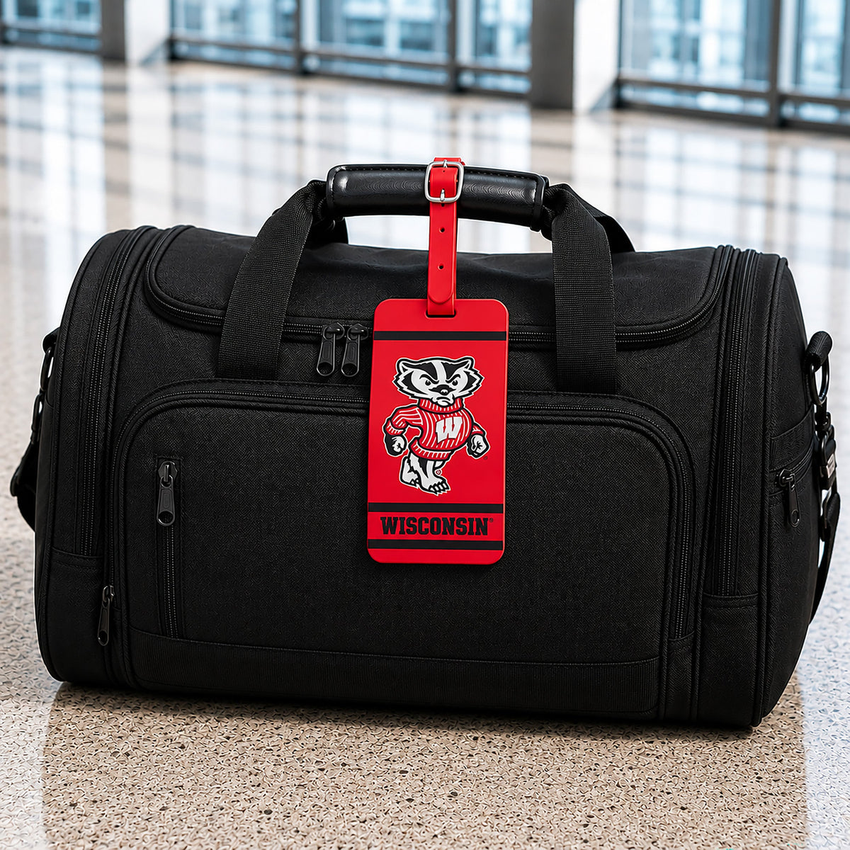 Wisconsin Badgers Golf Bag Tag