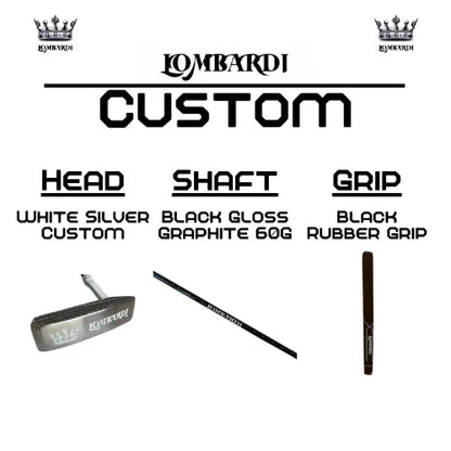 Lombardi Golf Custom Silver DC Blade Golf Putter - GOLF LEAGUE