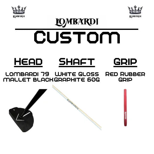 Lombardi Golf Custom Black 79 Mallet Golf Putter - GOLF LEAGUE