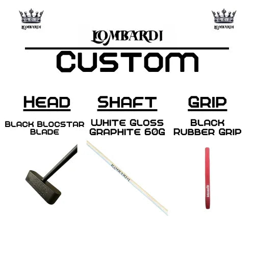 Lombardi Golf Custom Black Blocstar Blade Golf Putter - GOLF LEAGUE