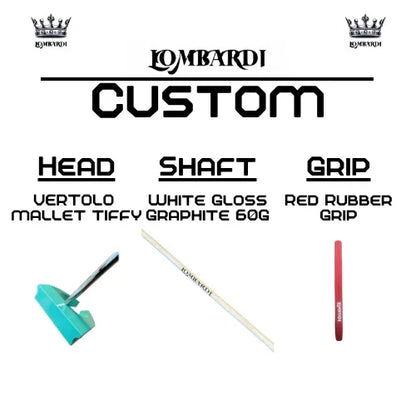 Lombardi Golf Custom Tiffy Vertolo Mallet Golf Putter - GOLF LEAGUE
