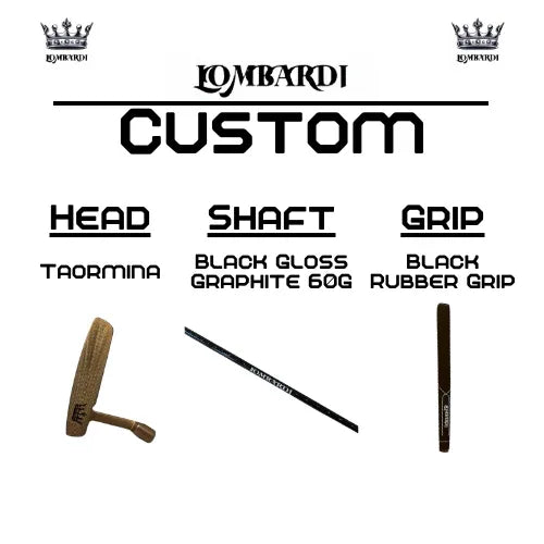 Lombardi Golf Custom Rose Gold Taormina Blade Golf Putter - GOLF LEAGUE