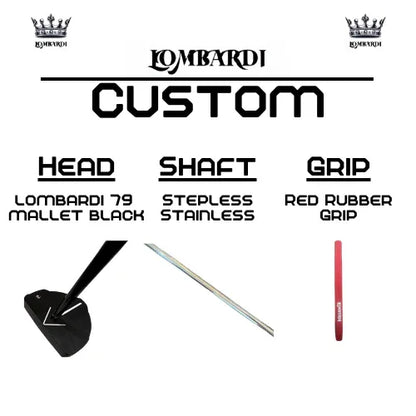 Lombardi Golf Custom Black 79 Mallet Golf Putter - GOLF LEAGUE