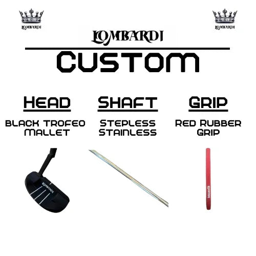 Lombardi Golf Custom Black Trofeo Mallet Golf Putter - GOLF LEAGUE